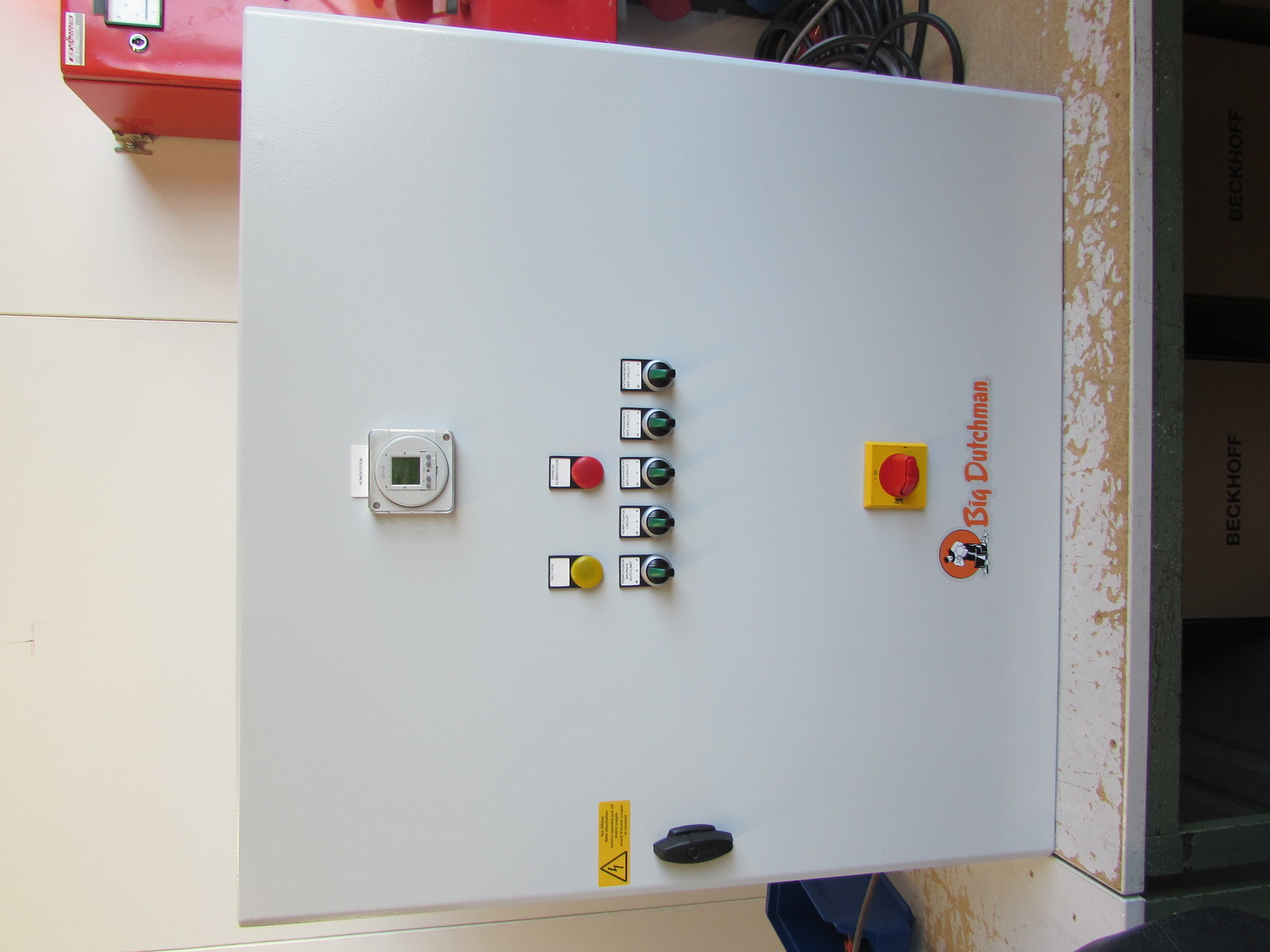 control panel feeding with auto limit scale